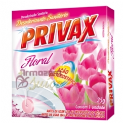 Foto Desodorizante Sanitário Privax 35 Gr Floral - Mili